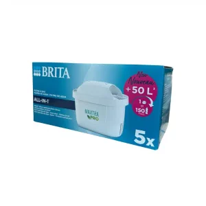 Pack de 5 filtres à eau Maxtra Pro All in 1- Brita