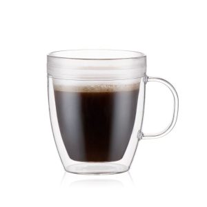 Set de 2 Mugs Double Paroi en Tritan – Bodum – Bistro – 30cl